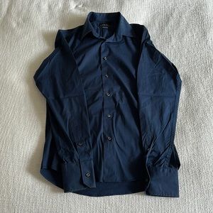 ZARA | Blue long sleeve shirt